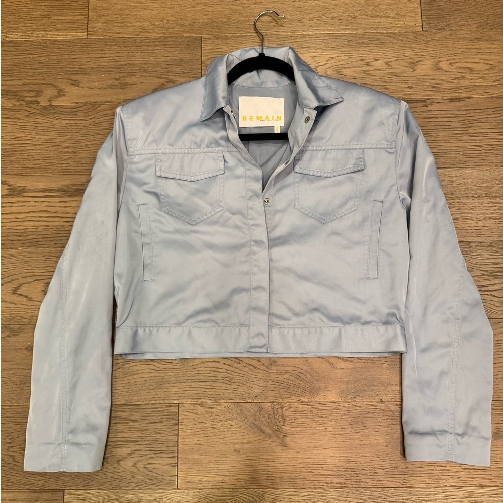 Remain Women's Classic Light Blue Denim Jacket